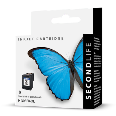 SecondLife - HP 305 XL Black