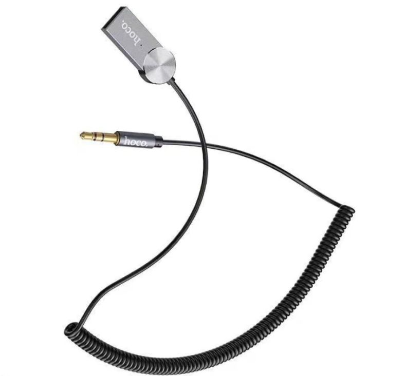 Hoco In-Car Bluetooth Audio Receiver via Aux aansluiting
