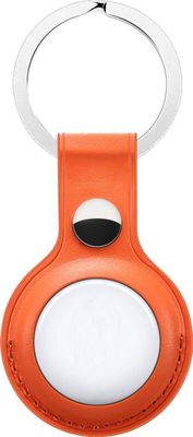 Hoco Protective Leather Keychain for Airtag - Orange