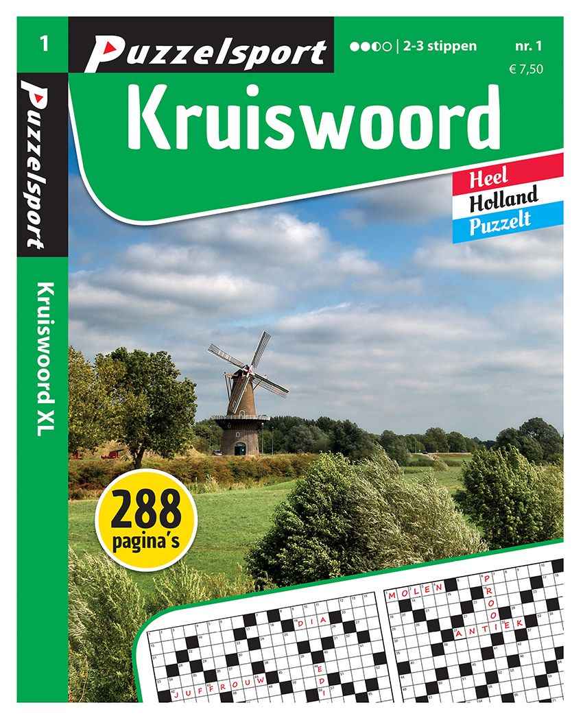 Puzzelsport Puzzelboek 288 pag. Kruiswoord 2-3*