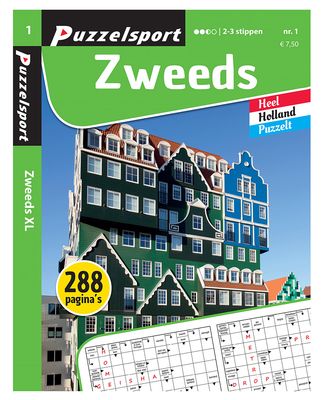 Puzzelsport Puzzelboek 288 pag. Zweeds 2-3*