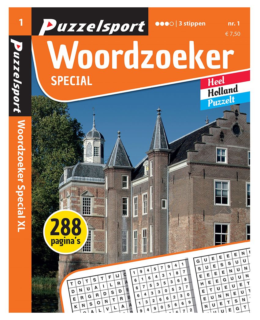 Puzzelsport Puzzelboek 288 pag. Woordzoeker Special 3*