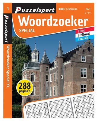 Puzzelsport Puzzelboek 288 pag. Woordzoeker Special 3*