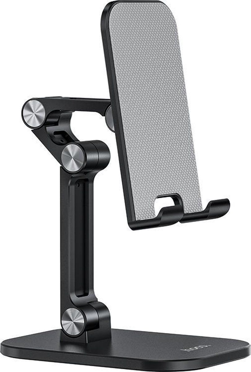Hoco Kunststof Opvouwbare Desktop Stand - Zwart