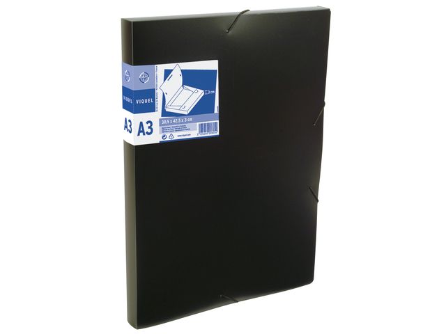 Documentenbox Viquel A3 - Zwart