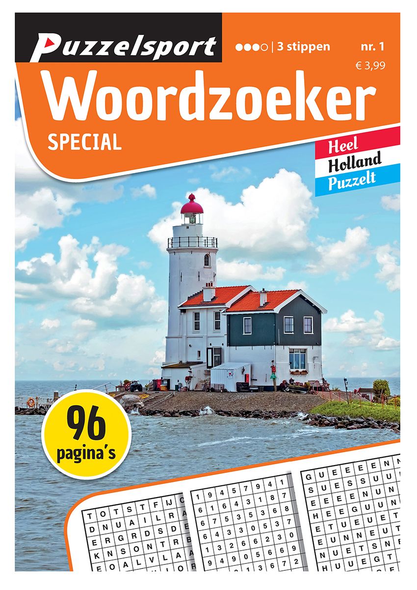 Puzzelsport Puzzelboek 96 pag. Woordzoeker Special 3*