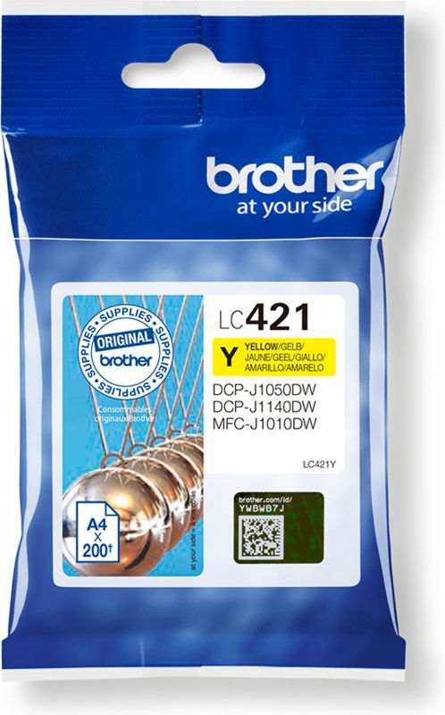 Original Brother LC 421 Yellow
