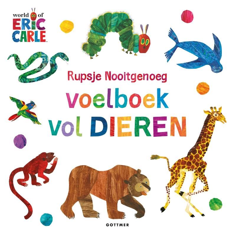 Voelboek vol dieren - Eric Carle - Rupsje Nooitgenoeg
