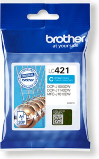 Original Brother LC 421 Cyan
