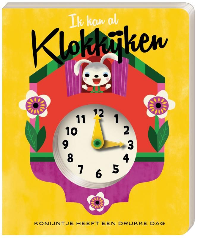Ik kan al Klokkijken - klok met echte wijzers