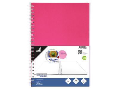 Plakboek Kangaro A4 120 gr 40 Vel Voorkant Roze