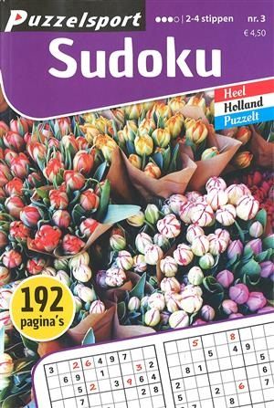 Puzzelsport Puzzelboek 192 pag. Sudoku 2-4*