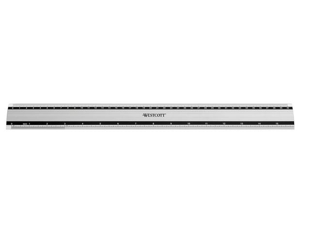 Liniaal Westcott Aluminium 40cm  Anti-Slip