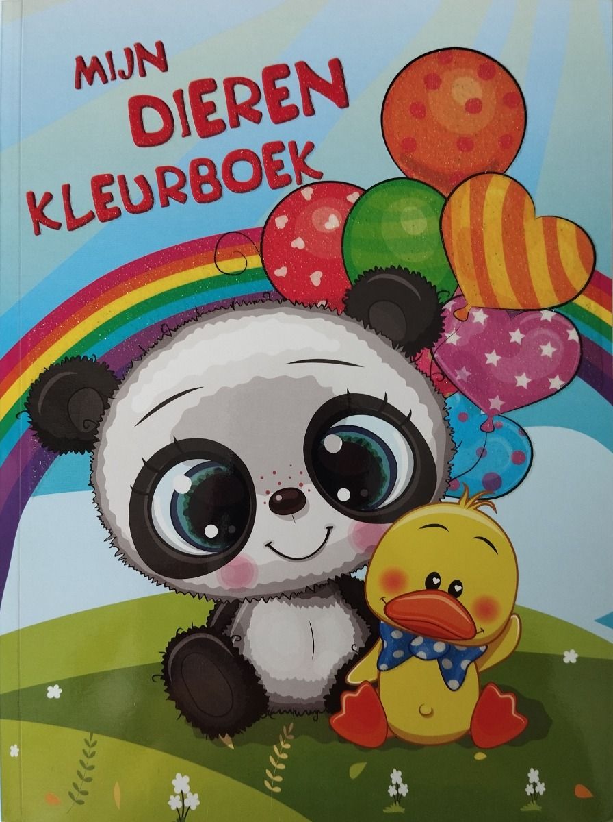 Mijn Kleurboek Dieren - glitter