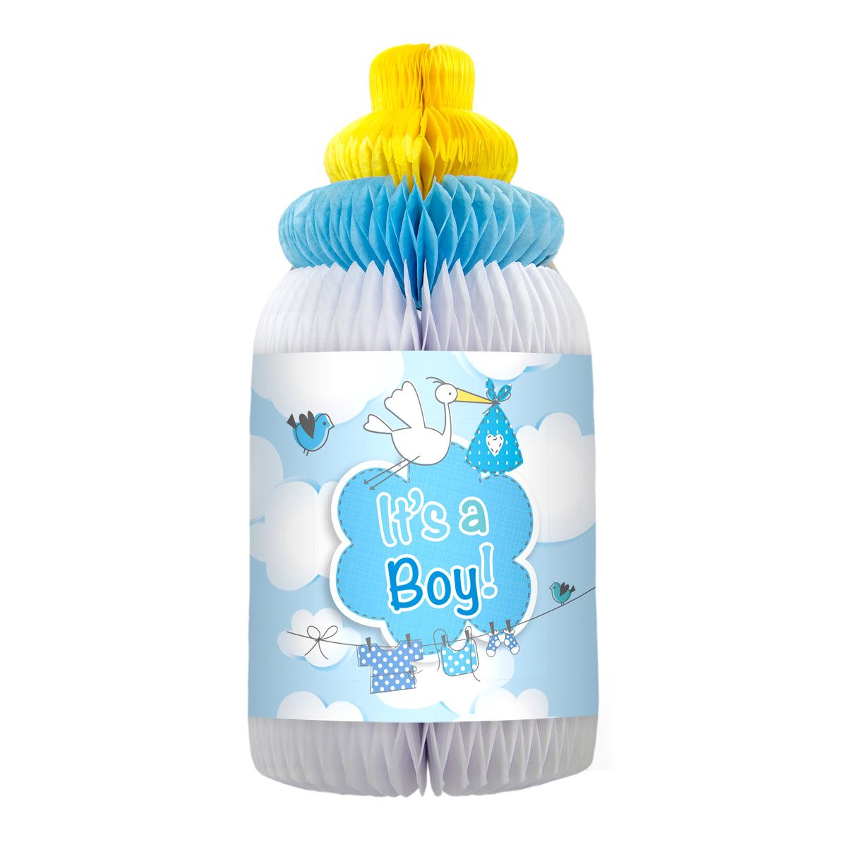 Honeycomb Baby Bottle Its a Boy