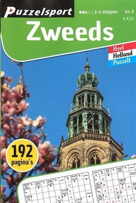 Puzzelsport Puzzelboek 192 pag. Zweeds 2-3*