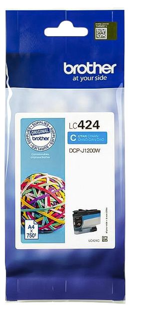 Original Brother LC 424 Cyan