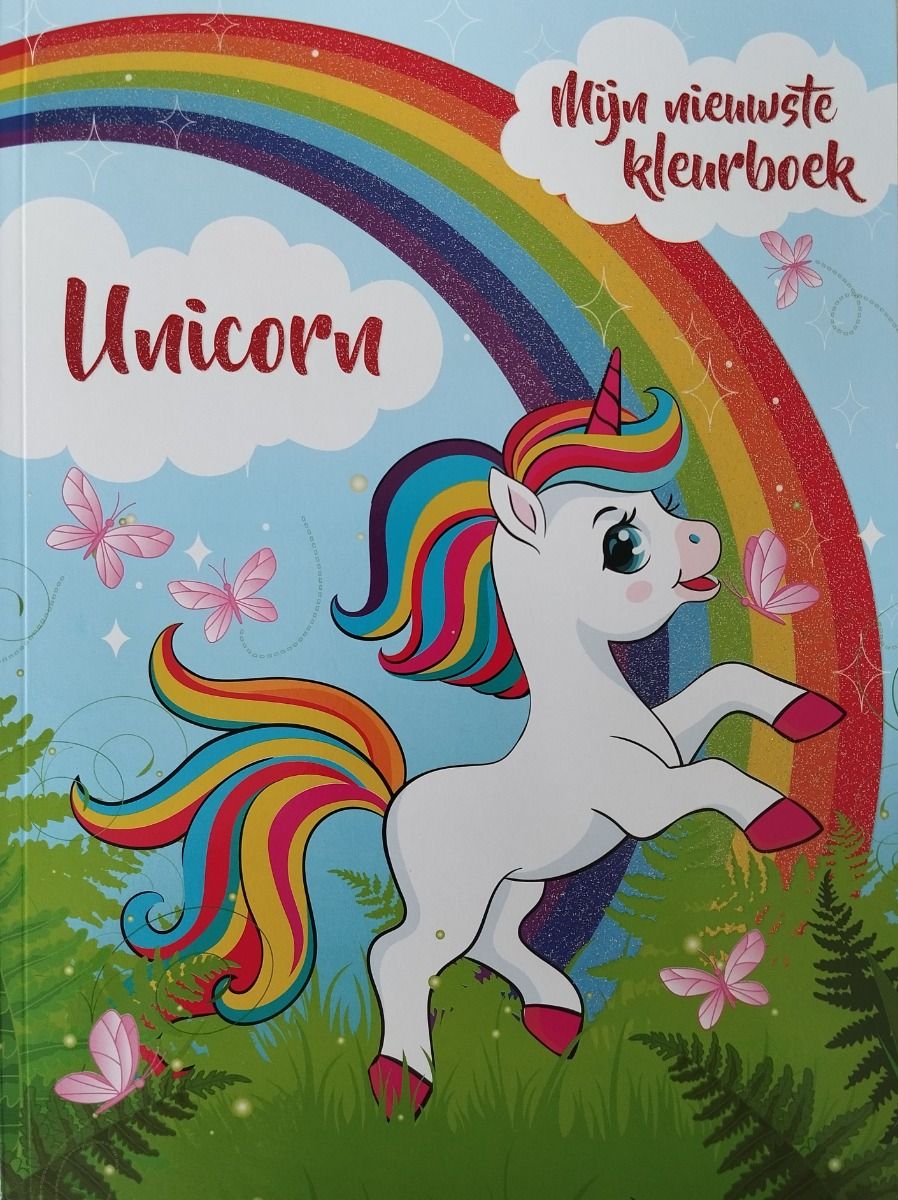 Mijn nieuwste kleurboek unicorn