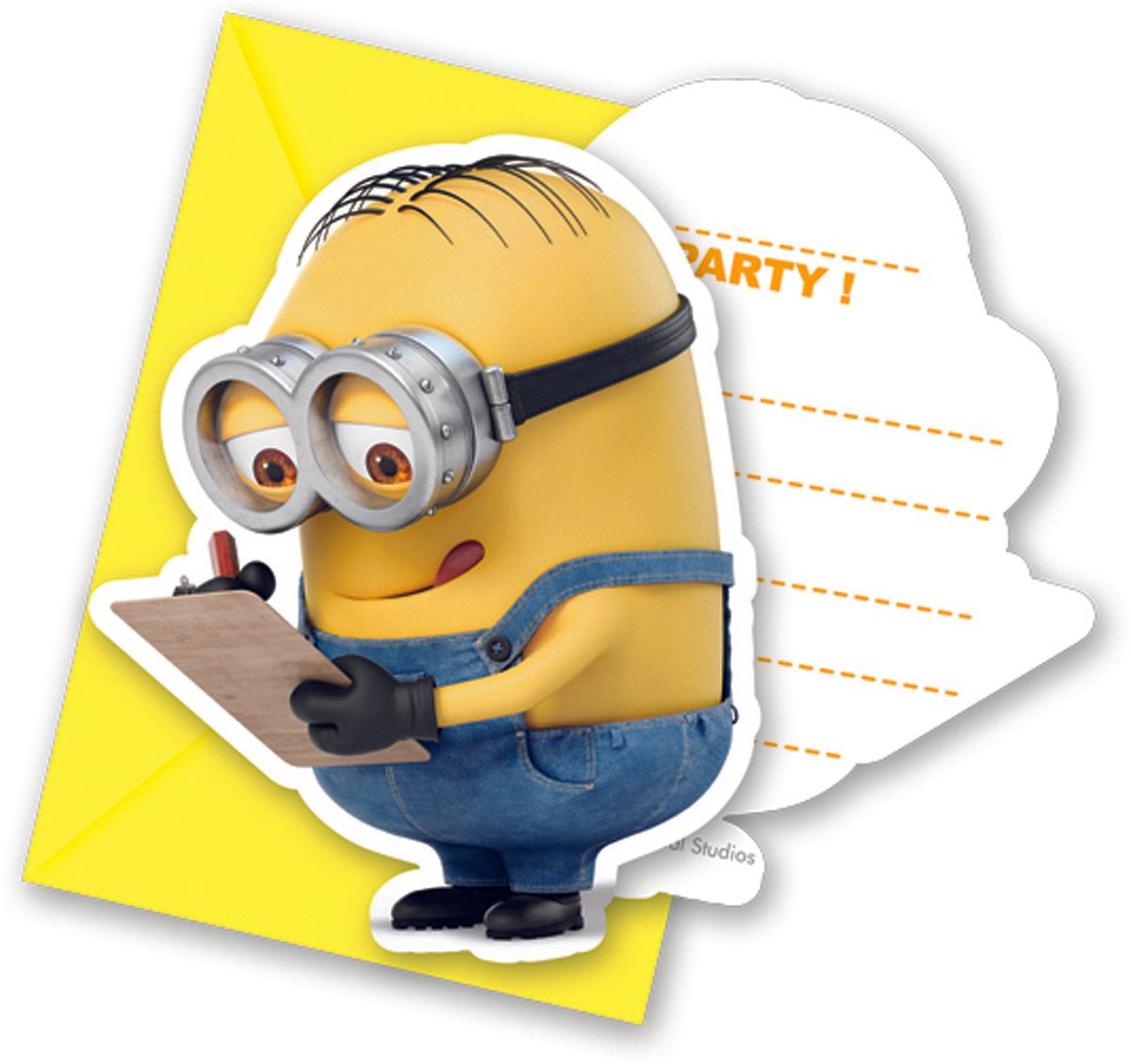 Minions Uitnodigingen - 6 stuks