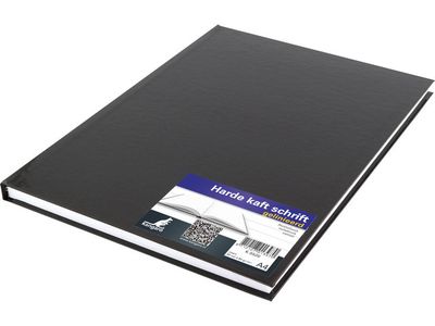 Schrift Kangaro A4 Harde Kaft Cover Zwart  80 Grams  80 Pagina&#39;s