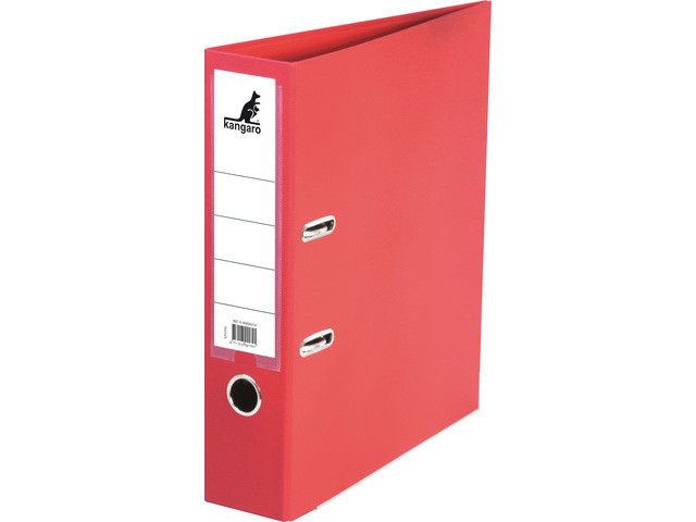 Ordner Kangaro A4 2R 75mm PP Rood