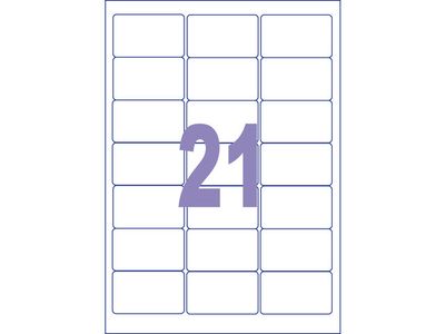 Label Kangaro 63 5 x 38 1 mm 25 Vel 21 Etiketten per Vel