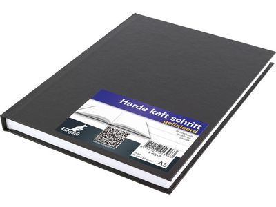 Schrift Kangaro A5 Harde Kaft Cover Zwart  80 Grams  80 Pagina&#39;s