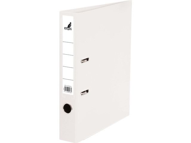 Ordner Kangaro A4 2R PP 5cm Wit