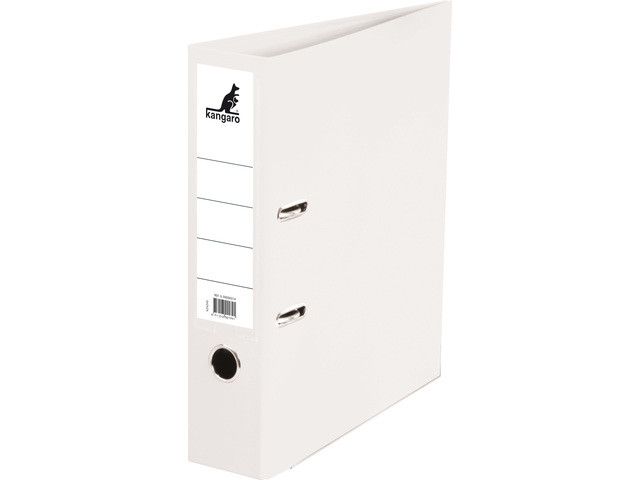 Ordner Kangaro A4 2R 75mm PP Wit