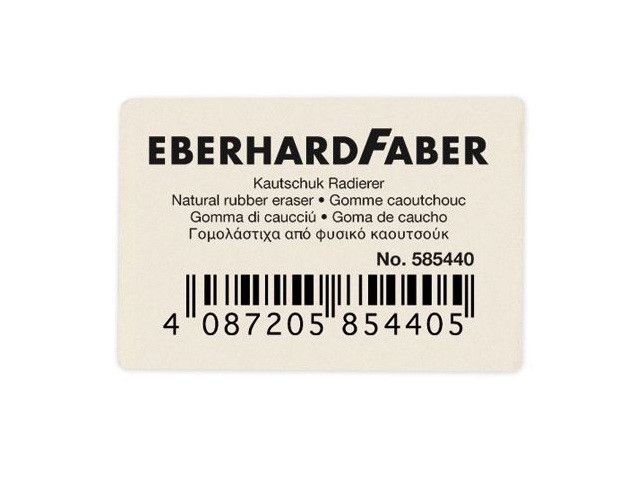Eberhard Faber Gum voor Potlood  Wit