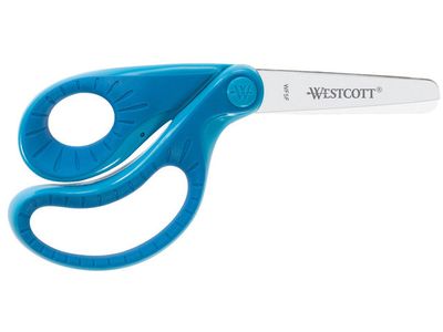 Schaar Westcott Ergo Junior  Soft Grip Blauw