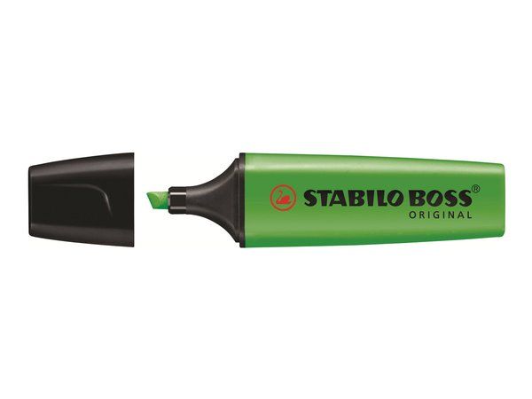 Stabilo Boss Markeerstift Groen  10 Stuks