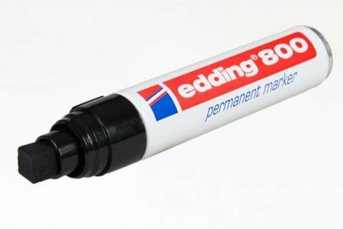Edding 800 Permanent Marker Zwart  4-12mm  5 Stuks