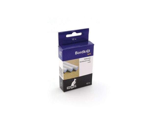 Bordkrijt Kangaro Wit Doos 12 Stuks