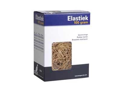 Elastiek Kangaro nr. 20 90x1 5mm 100gr Naturel