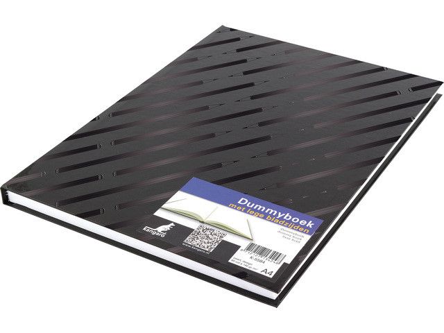 Dummyboek Kangaro A4 Blanco Hard Cover 80 Blad 140 grs Zwart