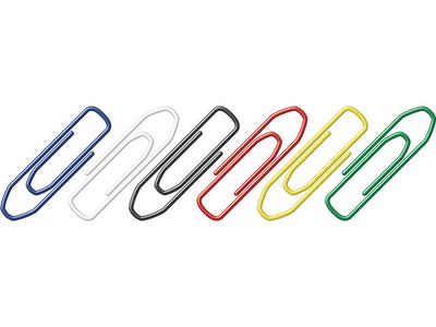 Paperclips Alco 26mm Hoekig  Assorti  Doos 125 Stuks