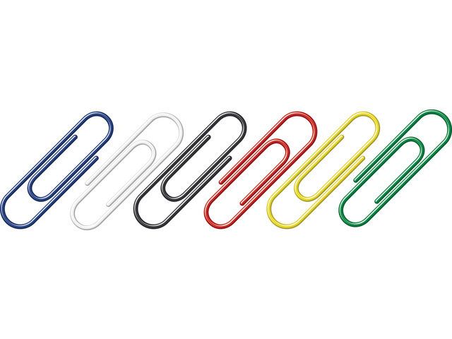 Paperclips Alco 26mm Rond  Assorti  Doos 100 Stuks