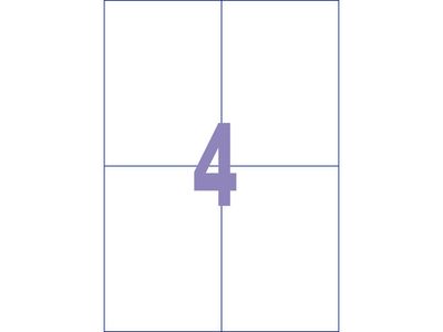 Etiket Kangaro ILK 105x148mm Doos 25 Vel 4 Etiketten Per Vel