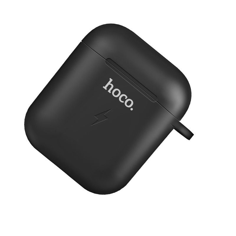 Hoco Wireless Charging Case for AirPods 1 &amp; 2 - Black - let op geen inhoud