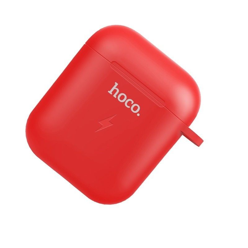 Hoco Wireless Charging Case for AirPods 1 &amp; 2 - Red - let op geen inhoud
