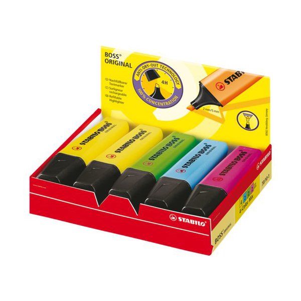 Stabilo Boss Markeerstiften Assorti  10 Stuks