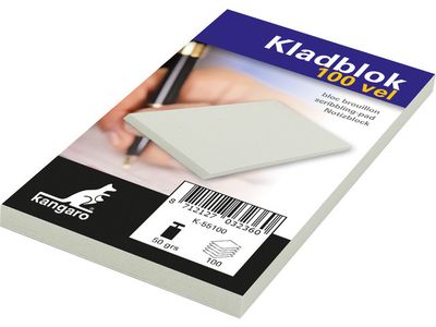 Kladblok Kangaro 6 75 x 11 0 cm ±100 Vel  1 Stuk