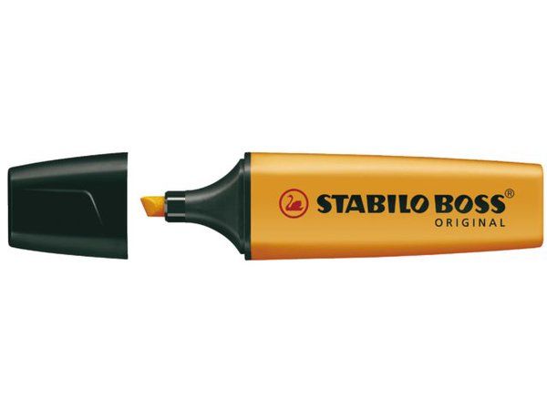 Stabilo Boss Markeerstift Oranje  10 Stuks