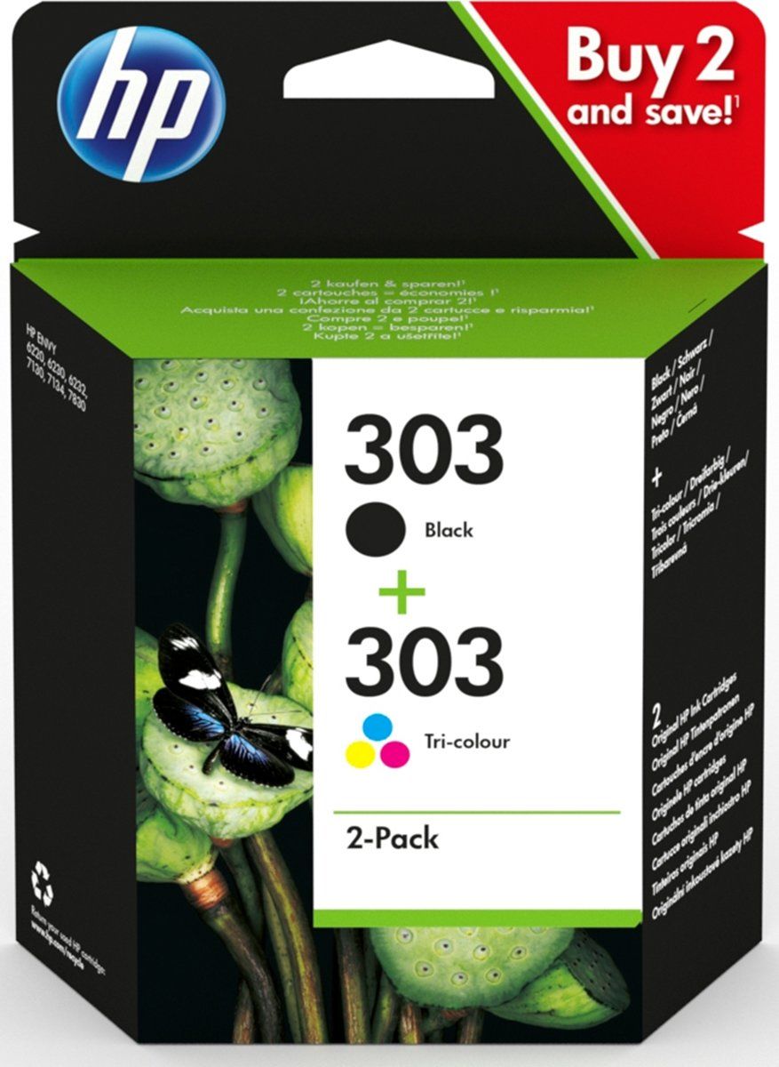 Original HP 303 Multipack Black + Color
