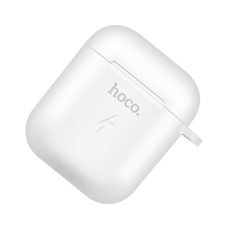 Hoco Wireless Charging Case for AirPods 1 &amp; 2 - White - let op geen inhoud