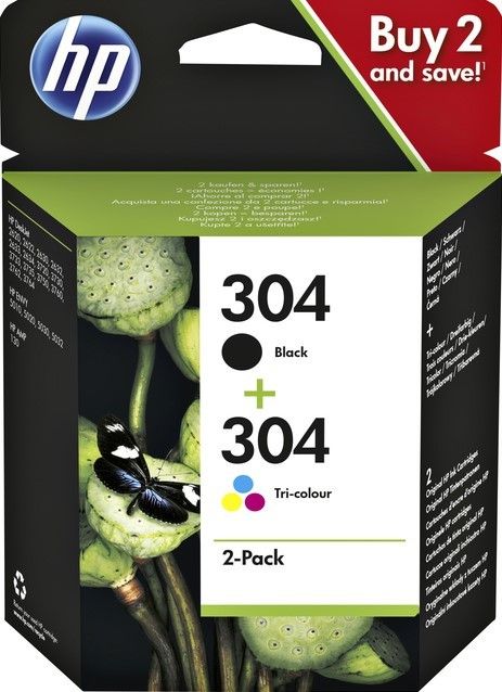 Original HP Multipack 304 Black &amp; Color