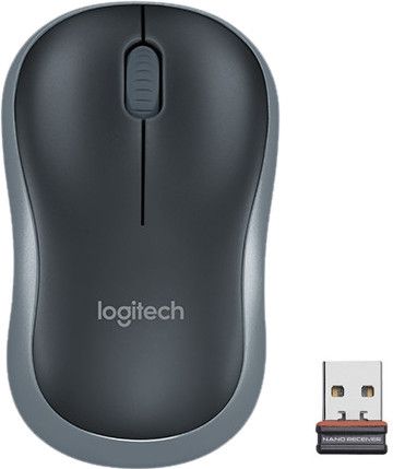 Logitech M185 Draadloze Muis - Grijs