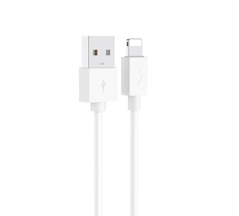 Hoco Lightning Kabel Wit (2 meter)