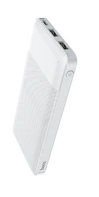Hoco Powerbank 2x USB Outlet 10.000mAh White